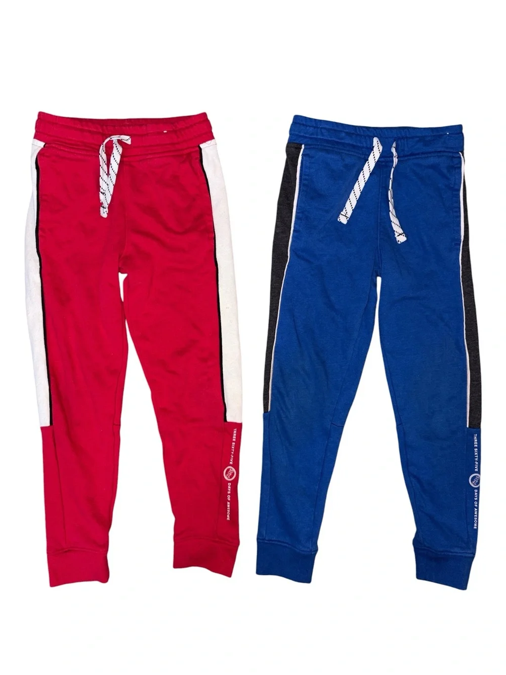 Kids Jogger Pants Bundle - Red, Heather Blue, Royal Blue, Camo